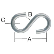 Vormann S-kampó 47,5x10x6mm 2db (007900255AV)