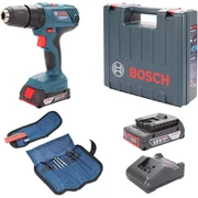 Bosch GSB 180-LI Akkus ütvefúró-csavarozó 18V, 2x2Ah (06019F8308)