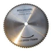 Holzmann Körfűrészlap, keményfém 355mm Z=72