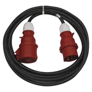 EMOS 3 fázisú kültéri hosszabbító 10 m / 1 aljzat / fekete / gumi / 400 V / 2,5 mm2 (PM0902)EMOS 3 fázisú kültéri hosszabbító 10 m / 1 aljzat / fekete / gumi / 400 V / 2,5 mm2 (PM0902)