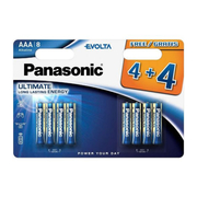 Panasonic AAA-LR03 EE Evolta alkáli elem 8db