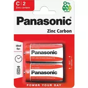 Panasonic C-R14 Zinc Carbon C &quot;Baby&quot; elem 2 db/bliszter