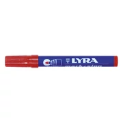 Lyra Jelölőtoll vékony, piros 1-4mm