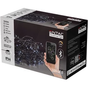 Entac Karácsonyi Fényfűzér IP44, 120Led, 9m, bluetooth, hideg fehér