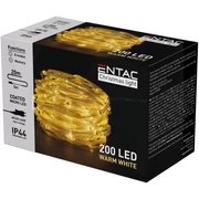 Entac Karácsonyi Fényfűzér IP44, 200Led, 20m meleg fehér