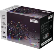 Entac Karácsonyi Fényfűzér IP44, 400Led, 8m, színes