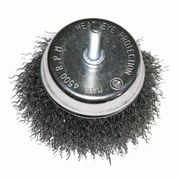 Fazékkefe 75 mm*0,3 mm / 6 mm Acél hullámos