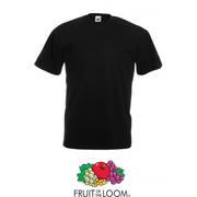 Fruit of the Loom Póló fekete XL