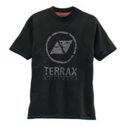 Terrax Póló fekete-royal XXL
