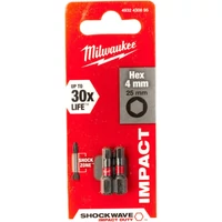 Milwaukee HX4x25mm Shockwave Bit 2db/bliszter (4932430895)