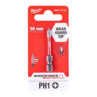 Milwaukee PH1x50mm Shockwave bit 1db (4932471564)