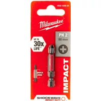 Milwaukee PH2 50mm Shockwave Bit 1db (4932430854)