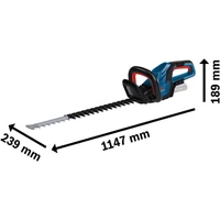 Bosch GHE 18V-60 Akkus sövényvágó 18V, 60cm (Akku és töltő nélkül) (06008C9000)