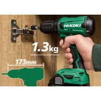 Hikoki DS18DA-KOFFER Akkus fúró-csavarozó 18V, 50 Nm, 2Ah, Koffer (DS18DA-KOFFER)