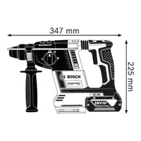Bosch GBH 18V-26 Akkus Fúrókalapács, 18V, BL, SDS-Plus, 2.6J (0611909000)
