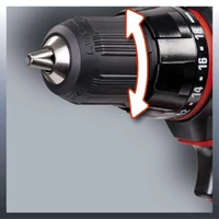 Einhell TC-CD 18-2 Li automatikus orsóreteszelés