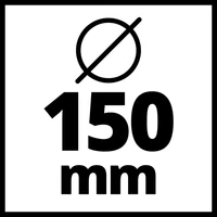 Einhell TE-AG 18/150 Li BL SOLO Akkus Sarokcsiszoló 150mm (4431144)