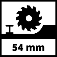 Einhell TE-CS 18/165-1 Li Solo Akkumulátoros körfűrész akku és töltő nélkül (4331207)