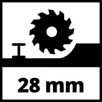 Einhell TE-CS 18/89 Li Solo Akkumulátoros mini körfűrész (4331100)
