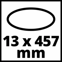 Einhell Csiszolószalag Szett 13x457 mm 35 db (4419817)