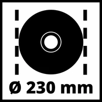 Einhell TE-AG 230/2000 Sarokcsiszoló (4430840)