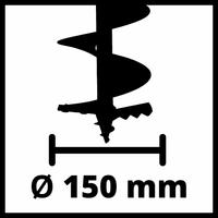 Einhell GP-EA 18/150 Li BL-Solo Akkus Talajfúró (3437000)