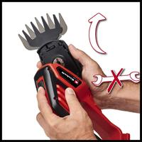 Einhell GE-CG 18/100 Li Solo Akkumulátoros fű és sövényvágó akku és töltő nélkül (3410313)