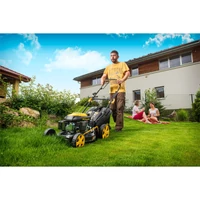Riwall RPM 4735 Önjáró Benzinmotoros Multifunkciós Fűnyíró 4 az 1-ben 3,5LE 46cm 146 cm³ (PM12B1901023B)