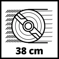 Einhell rasarro (2x4,0Ah) akkus fűnyíró (3413180)