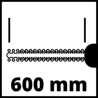 Einhell GE-EH 6560 Elektromos sövényvágó 650 W, 60 cm (3403330)