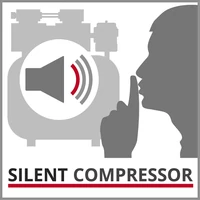 Einhell TE-AC 6 Silent kompresszor 6L, 8bar (zajcsillapított) (4020600)