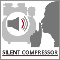 Einhell TE-AC 6 Silent kompresszor 6L, 8bar (zajcsillapított) (4020600)