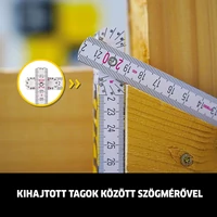 Stabila 717 mérővessző 2 méter (01328)