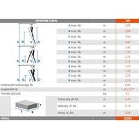 Krause CORDA 2x8 fokos többcélú Létra (030283)