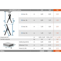 Krause MONTO Safety 6 fokos állólétra (126344)