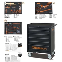 BETA Easy C04BOX 6 fiókos szerszámkocsi 196 db-os szerszámkészlet (02400221)