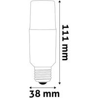Avide led stick E27 9,5W T37, 6400K, cool white, 1055lumen
