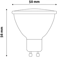 Avide Led spot GU10, 7W, GU10, 4000K, natural white, 620lumen