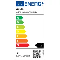 Avide Led spot GU10, 7W, GU10, 4000K, natural white, 620lumen