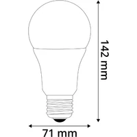 Avide led gömb E27 16W, A70, 4000K, natural white, 2000lumen