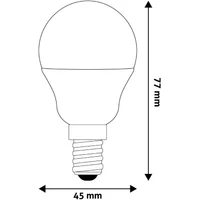 Avide led gömb mini E14 2,5W, G45, 4000K, natural white, 250lumen