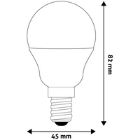 Avide led gömb mini E14 6,5W, G45, 4000K, natural white, 806lumen