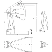 Chicago Pneumatic 83100 Emelő daru 1T (8941083100)