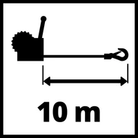 Einhell TC-WI 500 kézi csörlő (2260160)