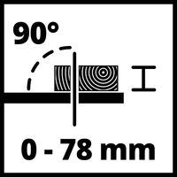 Einhell TE-TS 250 UF asztali körfűrész(4340568)