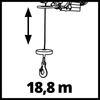 Einhell TC-EH 1000 18 méteres emelési magasság
