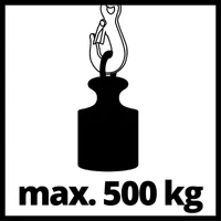 TC-EH 500 max teherbírás :500 Kg