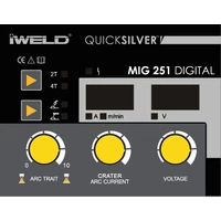 Iweld MIG 251 Digital IGBT inverteres hegesztő (800MIG251) + ajándék fejpajzs