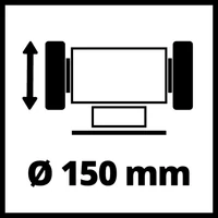 Einhell TC-BG 150 Kettős Köszörű 150W (4412632)