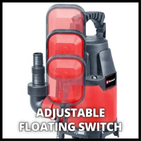 Einhell GC-DP 3325 szennyvízszivattyú 330W, 7méter, 9500l/h (4181530)